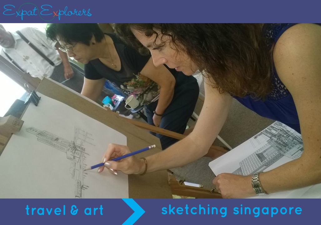 Sketching Singapore: travel & art