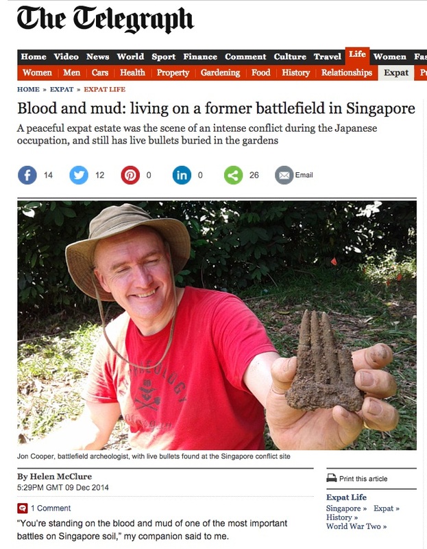 Article: Mud & blood - living on a former battlefield in Singapore